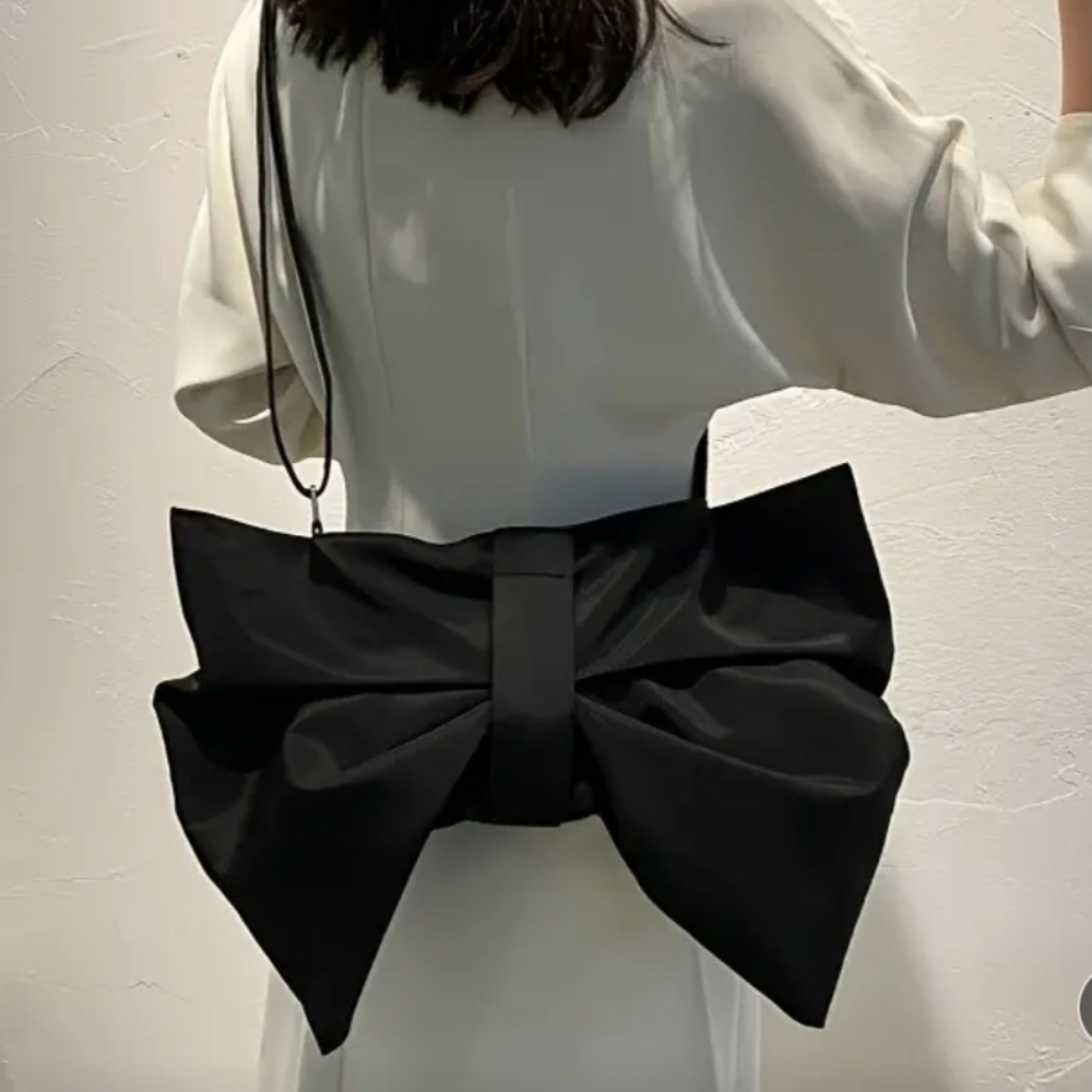 Black Bow Bag